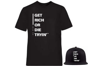 "Get Rich or Die Tryin" Bundle: Hat + Tee