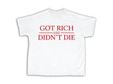 15th Anniversary "Got Rich and Didn't Die" Limited Edition T-Shirts