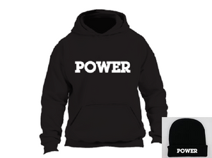 "POWER" Hoodie/Beanie Bundle