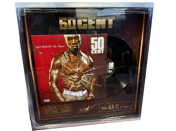 Get Rich or Die Tryin PLAQUE #1- AUTOGRAPHED by 50! – G-Unit