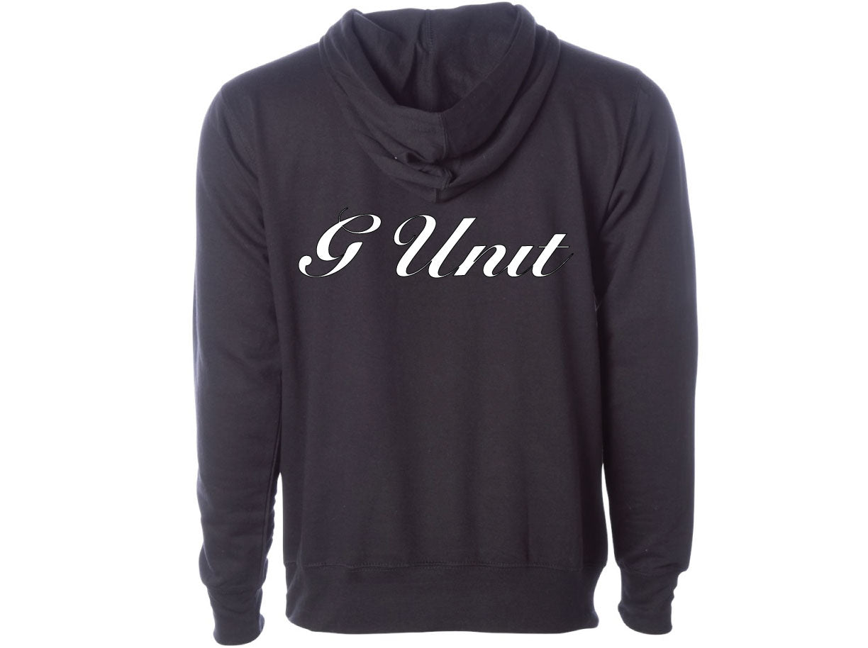 G-Unit 50Cent Track Jacket Mens M Black White Full Zip