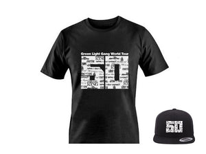 "GLG World Tour" Bundle:  Hat + Tee