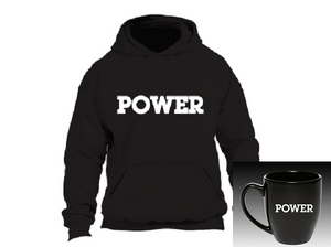 "POWER" Bistro Hoodie Bundle:  POWER Hoodie + POWER Bistro Mug