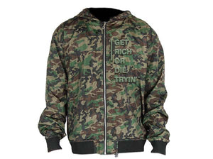 "Get Rich or Die Tryin" Camo Jacket