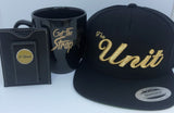"Go Gold" Bundle:  G-Unit Wallet + Get the Strap Bistro Mug + The Unit Snapback Hat