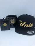 "Go Gold" Bundle:  G-Unit Wallet + Get the Strap Bistro Mug + The Unit Snapback Hat