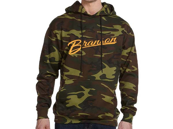 Branson Embroidered Camo Hoodie
